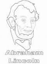 Coloring Pages President States United Lincoln Abraham sketch template