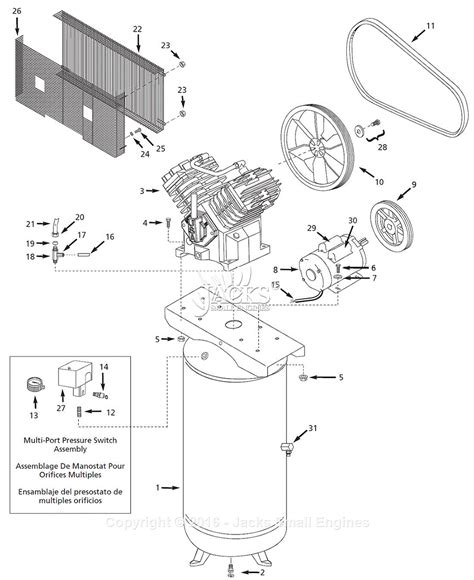 campbell hausfeld ce parts diagram  air compressor parts