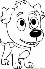 Pound Puppies Coloring Clover Pages Coloringpages101 sketch template