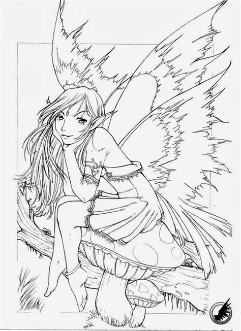 gothic coloring pages  adults bing images fairy coloring pages