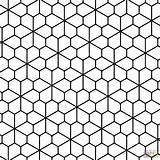 Tessellation Tessellations Escher Isometric Teselaciones Teselado Mosaic Mosaik Tesselation Niños Mosaicos Tiling Pentagonal Floret Patrones Baldosas Supercoloring Figura Páginas Blackwork sketch template