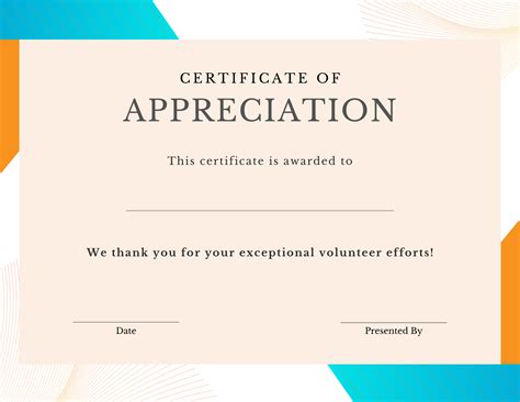volunteer appreciation certificate template certifica vrogueco
