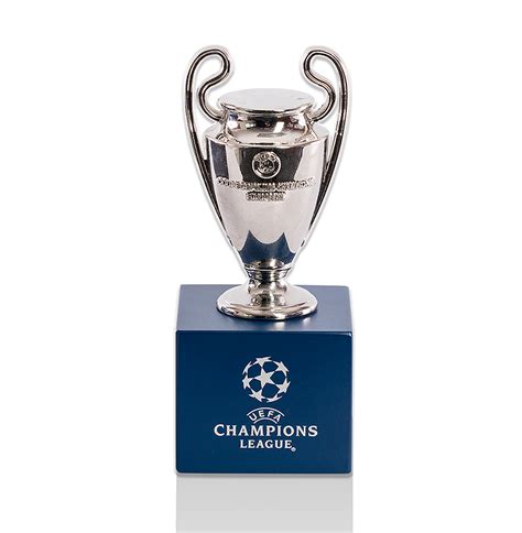 uefa champions league replica trophy autograph ebay