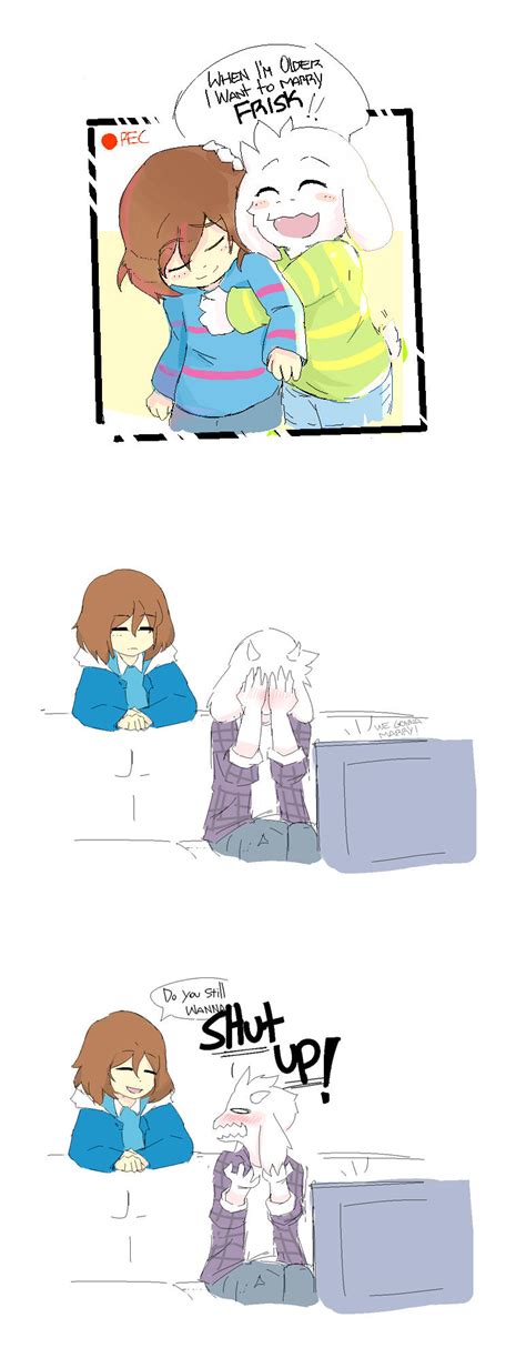 Teen Asriel And Frisk Undertale Know Your Meme