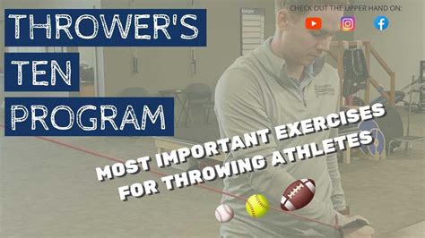 throwers ten program   exercises  throwing athletes youtube