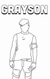 Grayson sketch template