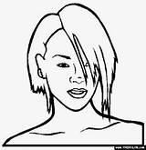 Coloring Pages Famous Singers Celebrity People sketch template