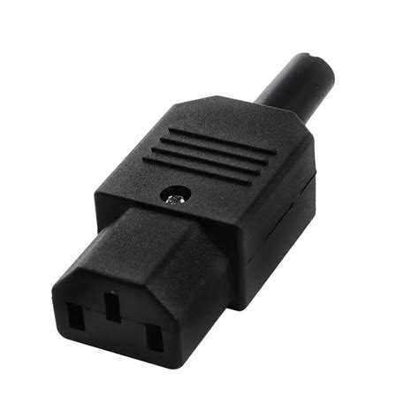uxcell iec  female inline rewirable power plug socket connector ac