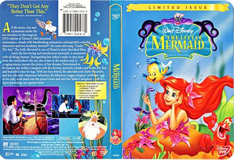 walt disney dvd covers   mermaid limited issue walt disney characters photo