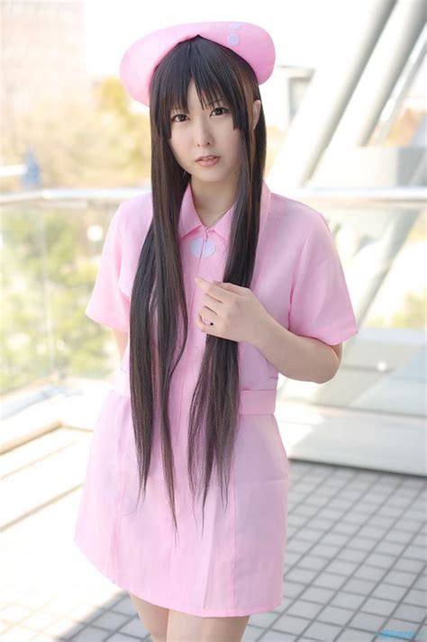 jg s playground anime k on mio akiyama in nurse outfit cosplay