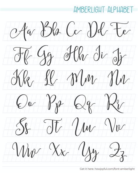 calligraphy alphabets   lettering styles  worksheets