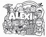 Doodle Alexi Fansign Membuat Sahabatnesia Keren Lucu Monster Ulang Birthday sketch template