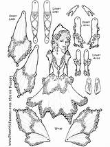 Fairy Coloring Puppet Fairies Puppets Pheemcfaddell Mystie Leaf Assemble sketch template