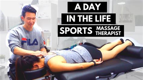 a day in the life of a sports massage therapist youtube