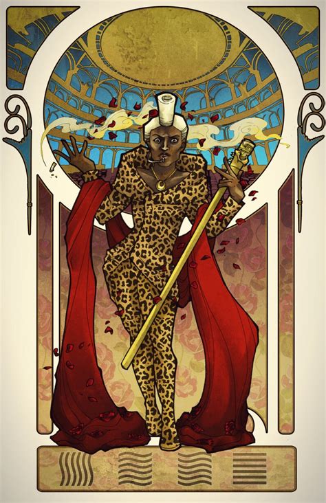 Ruby Rhod Fifth Element Art Nouveau Poster Print Etsy