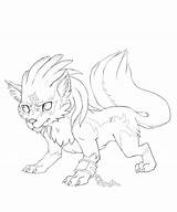 Demon Coloring Pages Wolf Colouring Twilight Adults Adult Anime Fairy Printable Color Dragon Drawings Outline Print Girl Chibi Wolves Drawing sketch template