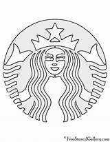 Starbucks Logo Stencil Coloring Printable Pages Drawing Coffee Pumpkin Template Freestencilgallery Color Print Getcolorings Getdrawings Costume Surging sketch template
