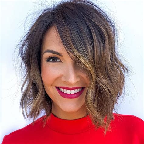 10 Lob Hairstyles For Thick Wavy Hair Shoulder Length