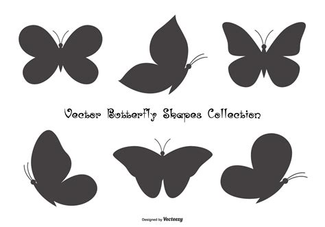 butterfly silhouette  vector art   downloads