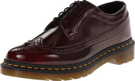 dr martens womens  brogue wingtip shoe cherry red amazoncommx ropa zapatos  accesorios
