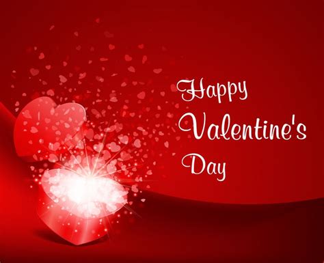 happy valentines day greeting card vector  vector graphics