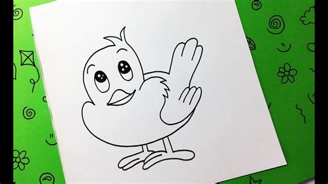 Cómo Dibujar Un Pájaro Paso A Paso Fácil Y Rápido How