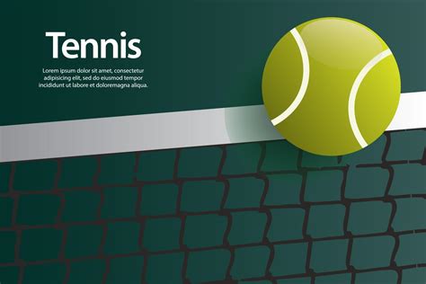 tennis ball design vector template illustration background  vector art  vecteezy