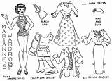 Paper 1950 Doll Dolls Joyce Marianne Aunt Elsie Members Sandretto Wardrobe Age September sketch template