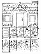 Coloring Pages Chores Kids Doing Getdrawings Printable House Getcolorings sketch template