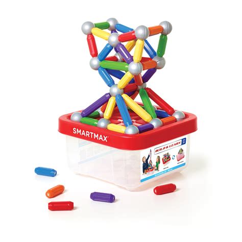 smartmax build learn educational set  piece magnetic building toy walmartcom