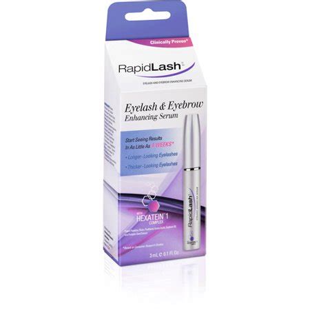 rapidlash eyelash  eyebrow renewal serum walmartcom
