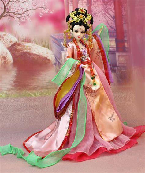 Buy 14 Handmade Vintage Chinese Dolls With Stand