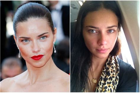 ≡ 12 Victoria S Secret Angels With And Without Makeup 》 Her Beauty