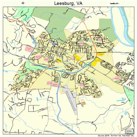 leesburg virginia street map
