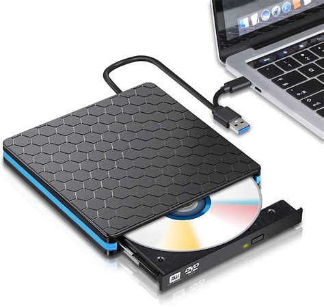 external dvd drive   usb  type  cd drive dual port dvd player portable optical burner