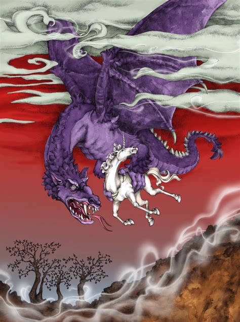 dragon and unicorn by mirelai on deviantart