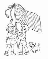 Coloring Independence Usa July Pages Part 4th Flag Sheets Kids American Stars States United Surrounded Phrase Printables sketch template