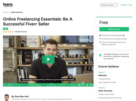 fiverr learn review   successful  freelancer