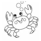 Crab Crustacean sketch template