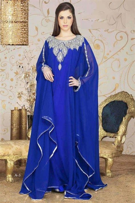 royal blue fancy bridal abaya kaftan abaya kaftan long sleeve