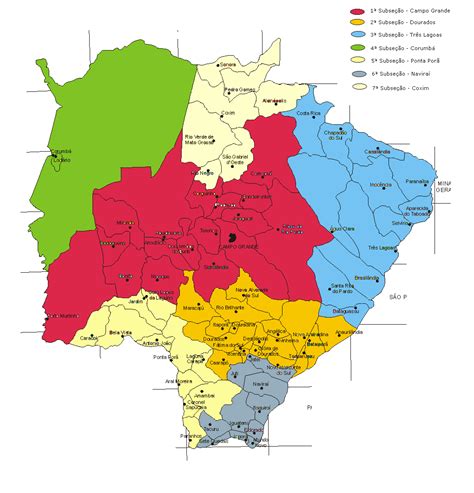 mapas do mato grosso do sul mapasblog