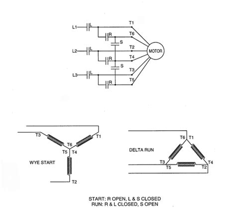 wiring diagram  wye delta motor control wiring diagram db