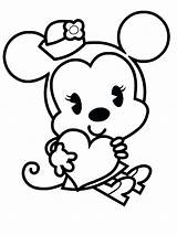 Coloring Disney Cute Pages Easy Kids Baby Kawaii Simple Characters Puppy Colouring Cuties Color Printable Dogs Colorear Para Dibujos Colorings sketch template