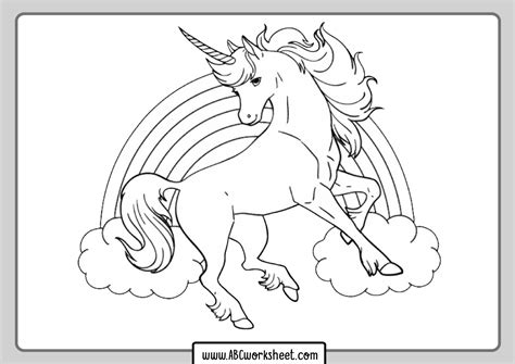 unicorn coloring pages    print   adorable
