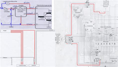 schaltplan lichtmaschine wiring diagram