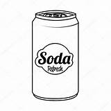 Soda Drawing Coloring Sketch Pages Colouring Illustration Template Drawings Icon Paintingvalley sketch template