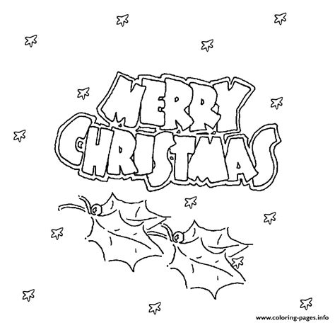 print printable   merry christmasdb coloring pages merry
