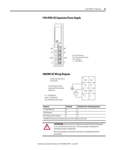 epac ac expansion power supply  ac wiring diagram rockwell automation  xxxx