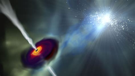 astronomers show radiation helped fuel   massive black holes