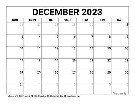 homemade gifts  easy december calendar image